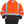 Load image into Gallery viewer, ProtectX Orange Pullover High Visibility Safety Reflective Sweatshirt with Large Pockets Class 3
