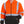Load image into Gallery viewer, ProtectX Orange Zippered High Visibility Safety Reflective Sweatshirt with Large Pockets Class 3
