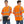 Load image into Gallery viewer, ProtectX Reflective Orange Short Sleeve High Visibility 3-Pack Heavy-Duty Safety T-Shirt Type R Class 2
