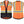Load image into Gallery viewer, Safety Vest Orange-Black, Class 2 Hi-Visibility All Solid Fabric with 6 Pockets, ANSI/ISEA Certified
