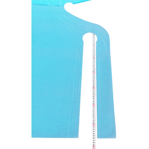 Level 4 AAMI Disposable Isolation Gown - 40 GSM Blue - AZAC Group