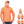 Load image into Gallery viewer, ProtectX 5-Pack Neon Orange High Visibility Sun Protection Lightweight Long Sleeve Hoodie, UPF 50+ Quick-Dry, SPF UV Shirt, Active Wear
