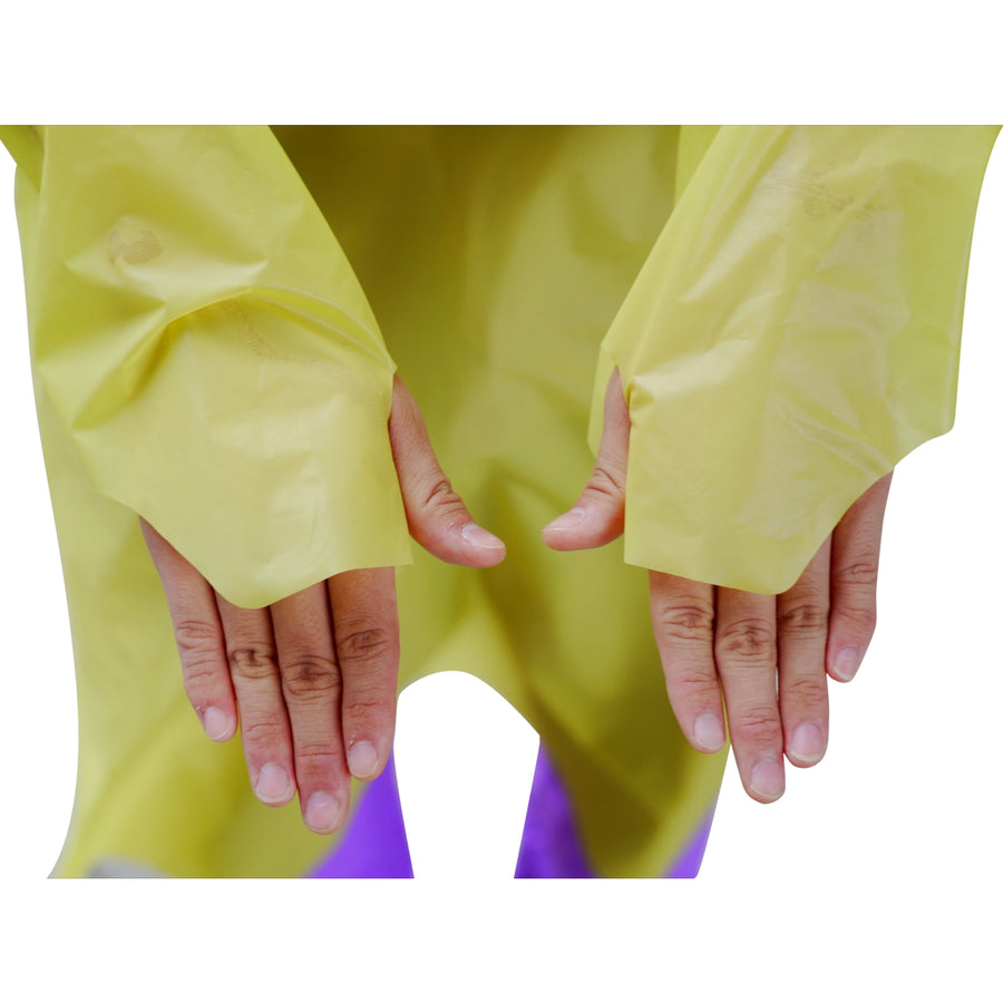 FDA 510(k), AAMI Level 3, Protective Gown - 25 GSM Yellow - AZAC Group